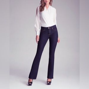 Bebe Women's Blue Hourglass Bootcut Jeans (orig.price 89$)
